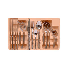 CUTLERY SET 24PC KUSTON NO12 AW Default Title - MamasJan Crockery