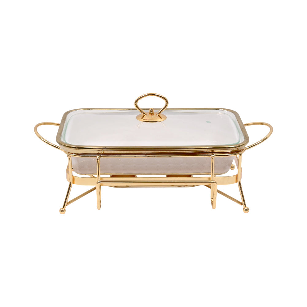 DONGA RECTANGULAR MORE & MORE CX3270C-RN WHITE Default Title - MamasJan Crockery