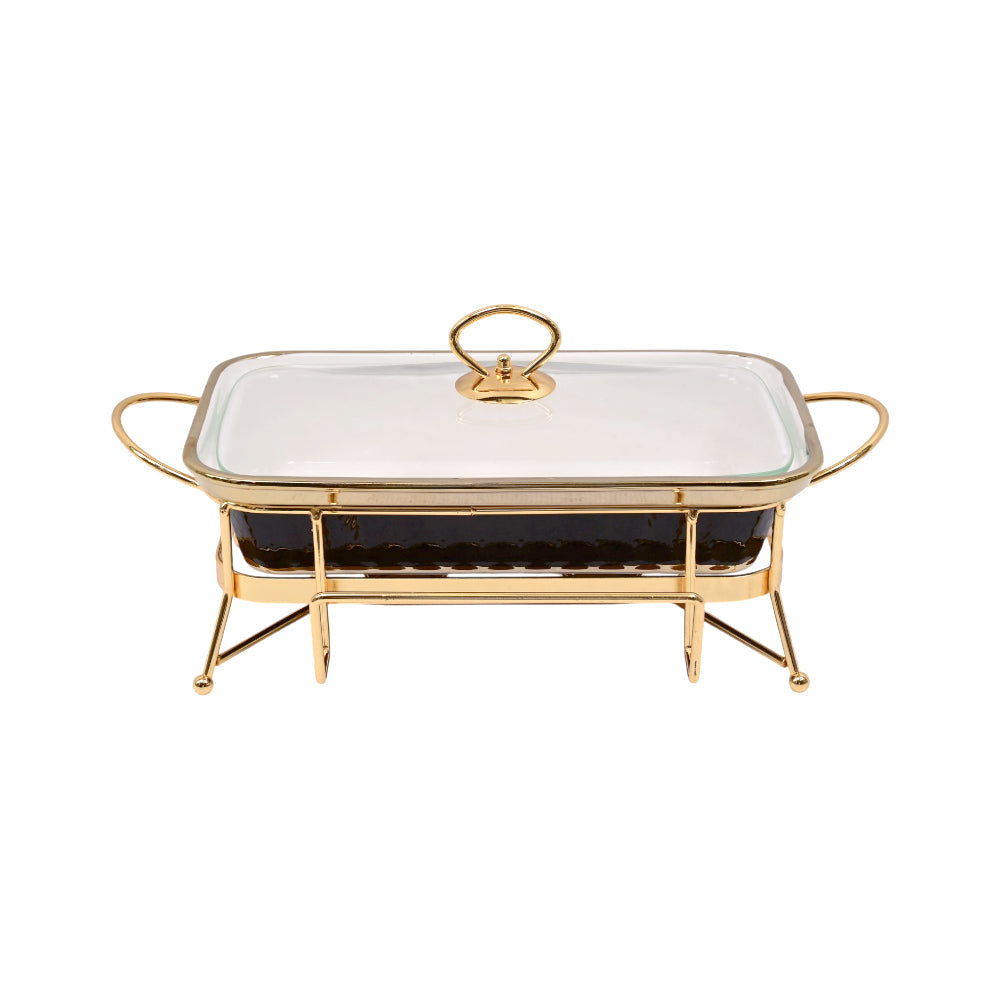DONGA RECTANGULAR MORE & MORE CX3270C-RN BLACK Default Title - MamasJan Crockery
