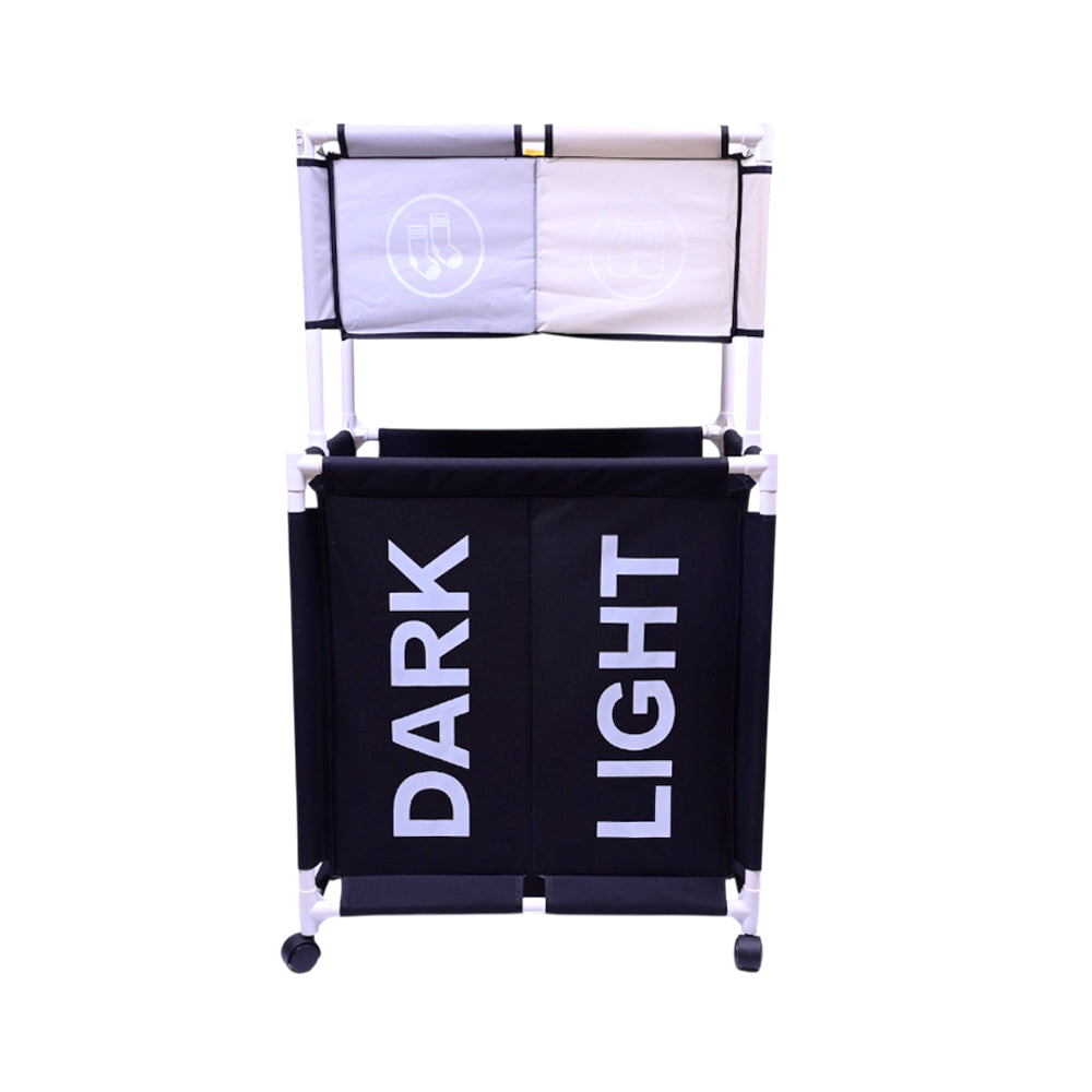 LAUNDARY BASKET FOLDING IR 970-8 Default Title - MamasJan Crokcery