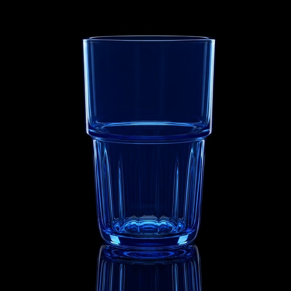 GLASS ACRYLIC PREMIUM KJ43 BLUE (Pack of 6) Default Title - MamasJan Crockery