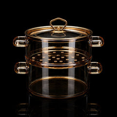 STEAMER BOROSILICATE Q8398-2H Default Title - MamasJan Crockery