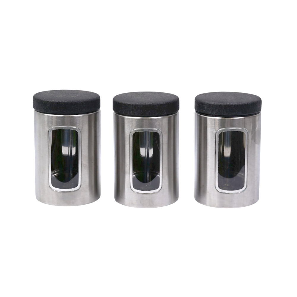 JAR SET 3PC ASSORTED 854 Default Title - MamasJan Crockery