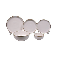 PLATE SET 25PC GOLDEN DH2025G AAK Default Title - MamasJan Crockery