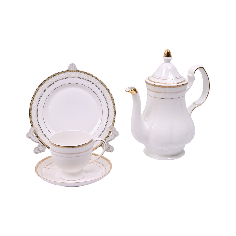 TEA SET 24PC BONE CHINA ONE MORE KING18 Default Title - MamasJan Crockery