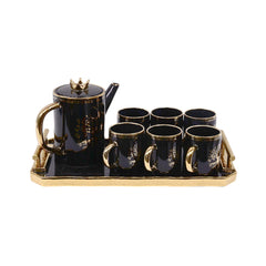 COFFEE SET 9PC CERAMIC SHINE COLLECTION ABC-386B Default Title - MamasJan Crockery