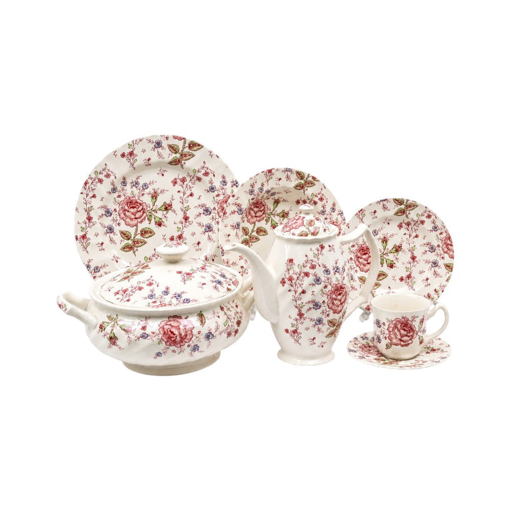 DINNER SET 61PC JOHNSON BROS 59Y085 Default Title - MamasJan Crockery