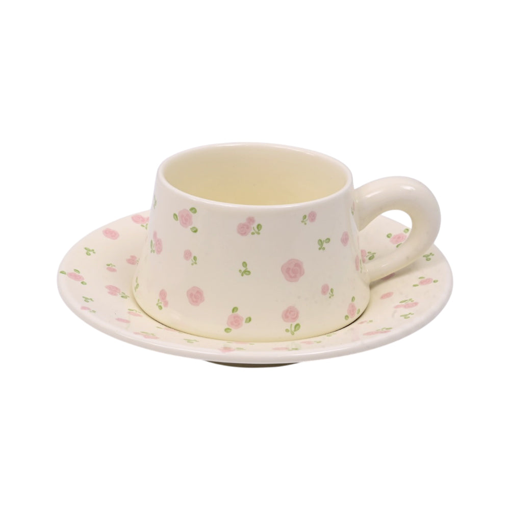 CUP & SAUCER SET CERAMIC IR LW7-Pack of 6 Default Title - MamasJan Crockery