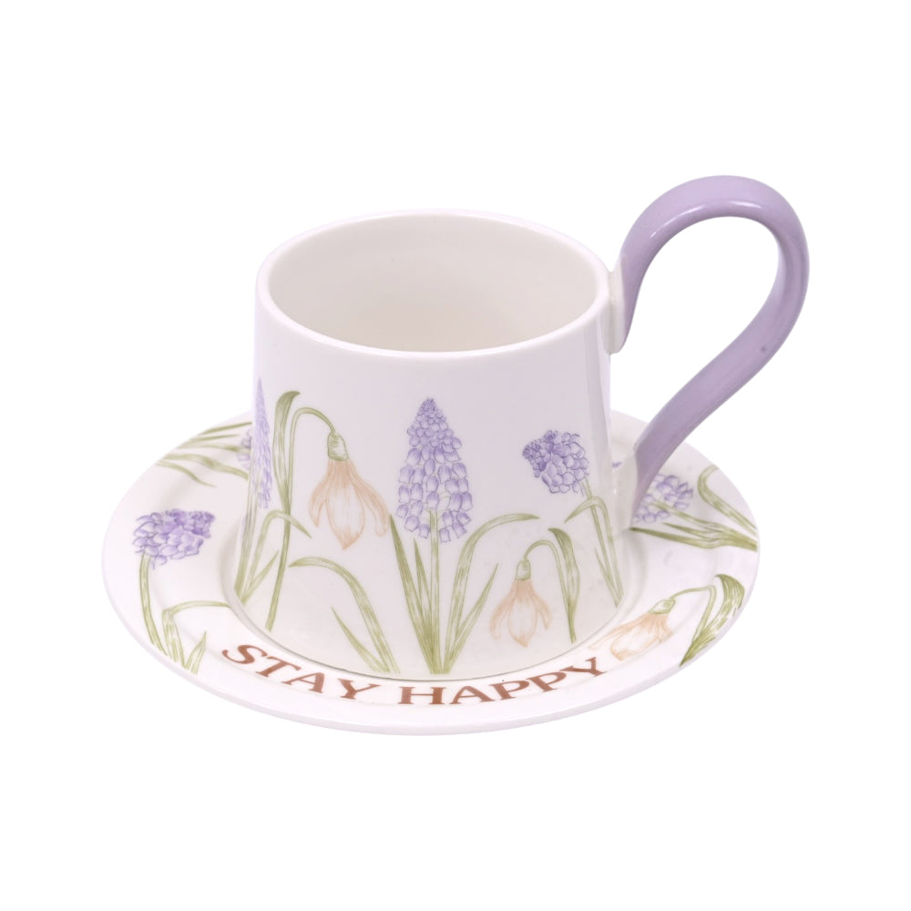 CUP & SAUCER SET CERAMIC IR LW6-Pack of 6 Default Title - MamasJan Crockery