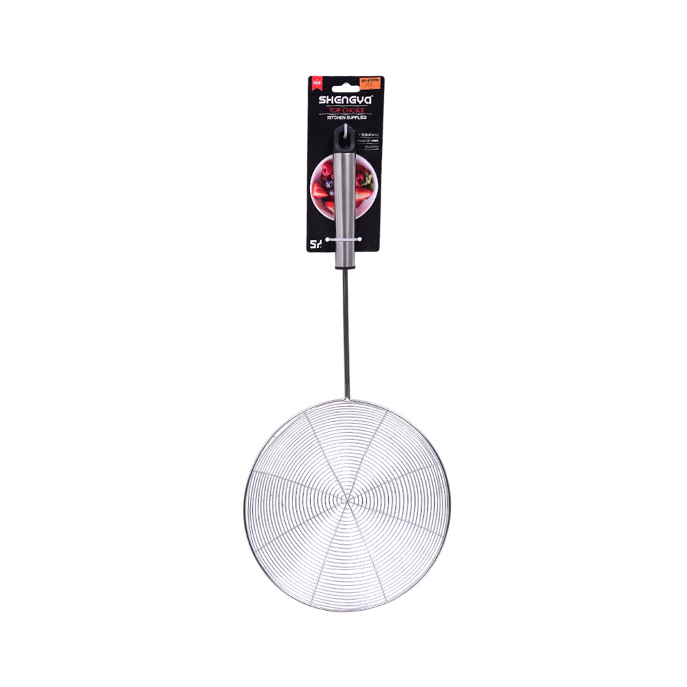 FRY STRAINER STEEL 19CM SHENGYA IR K6422R SY-24 Default Title - MamasJan Crockery