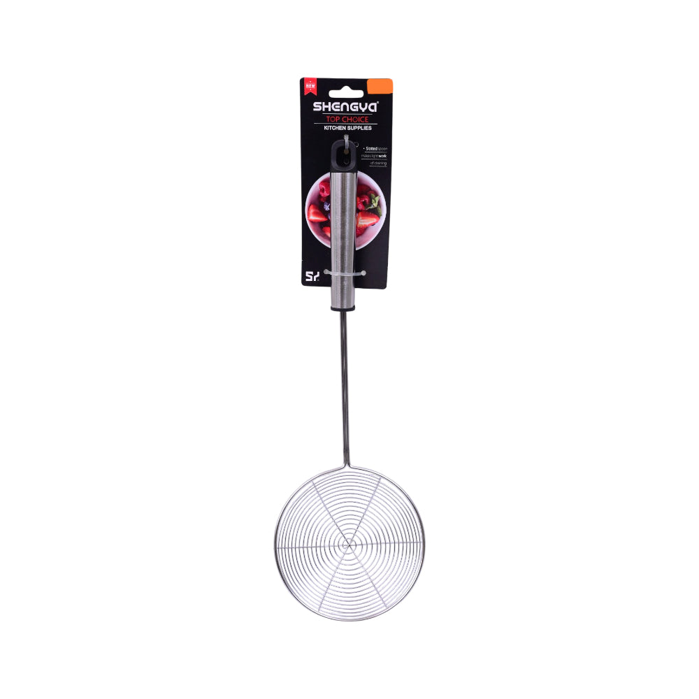 FRY STRAINER STEEL 12CM SHENGYA IR K7107R SY-27 Default Title - MamasJan Crockery
