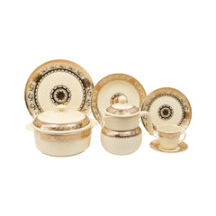DINNER SET 72PC MARBEL HZDW4609 KF Default Title - MamasJan Crockery