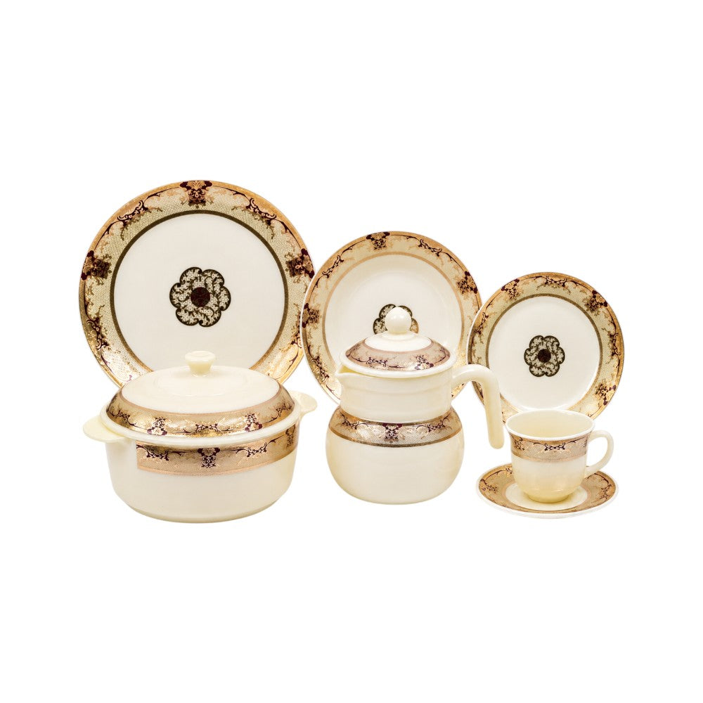 DINNER SET 72PC MARBEL HZDW4431 KF Default Title - MamasJan Crockery