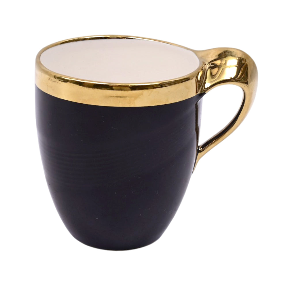 MUG SET 7 PCS CERAMIC JD8242 BLACK JT Default Title - MamasJan Crockery