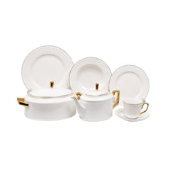 DINNER SET 61PC BONE CHINA LD-GGK AFK Default Title - MamasJan Crockery