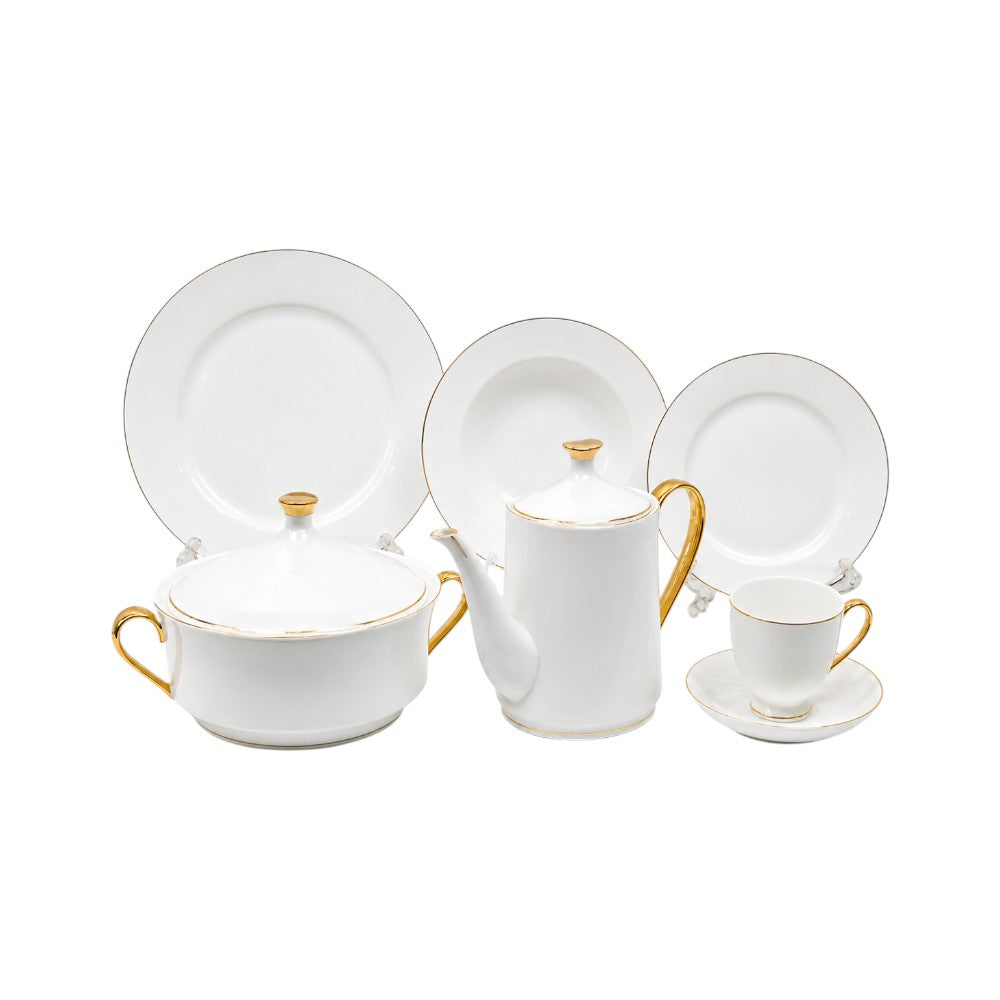 DINNER SET 61PC BONE CHINA TY-GGK AFK Default Title - MamasJan Crockery