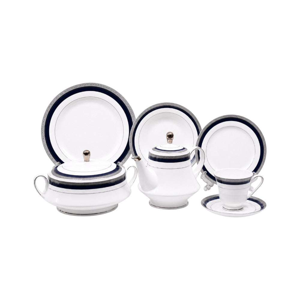 DINNER SET 61PC SUPER BONE JH002 APK Default Title - MamasJan Crockery