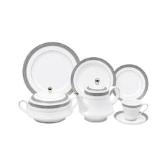 DINNER SET 61PC SUPER BONE JH006 APK Default Title - MamasJan Crockery