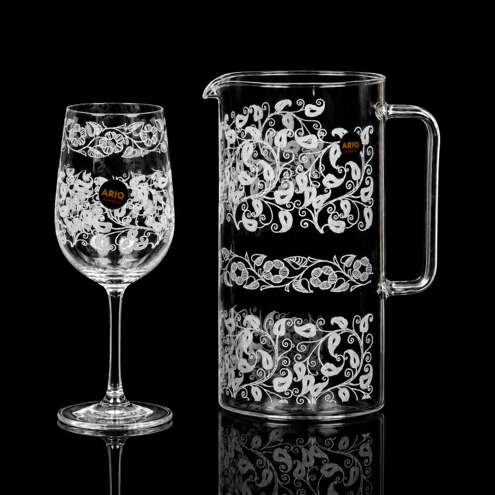 WATER SET 7PC CYLANDER CSW066 Default Title - MamasJan Crockery