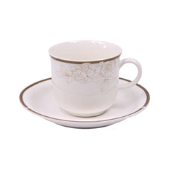CUP SAUCER BONE CHINA WR 03636 RC-Pack of 6 Default Title - MamasJan Crockery