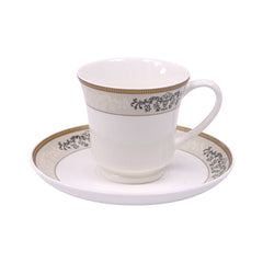 CUP SAUCER BONE CHINA FINE 05365 RC-Pack of 6 Default Title - MamasJan Crockery