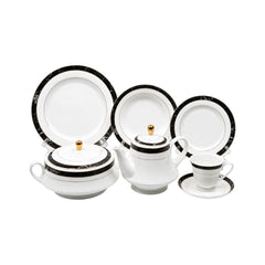 DINNER SET 61 PC SUPER BONE JH002 RC Default Title - MamasJan Crockery