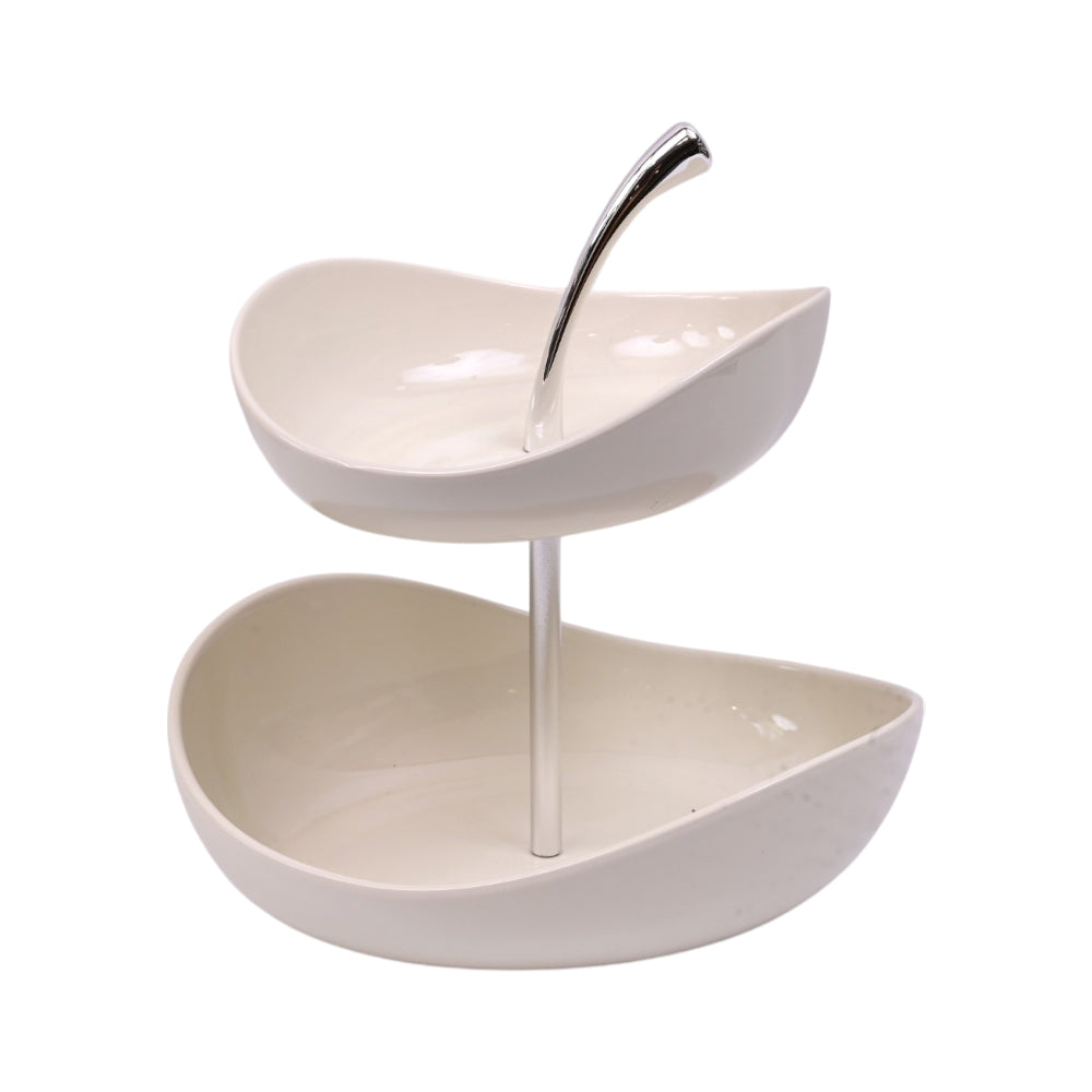 BOWL 2 TIRE HF46 WHITE HFE Default Title - MamasJan Crockery