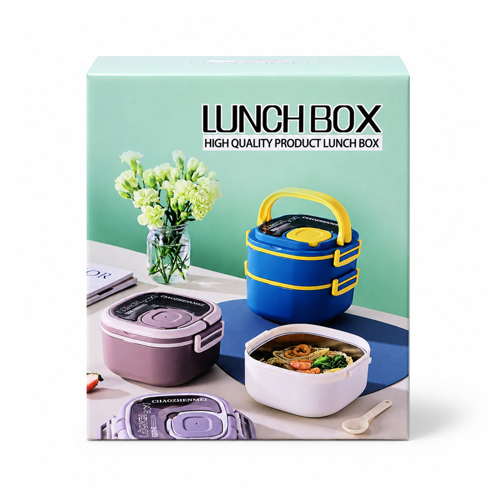 LUNCH BOX 2800 ML IR YC9037/MS16 Default Title - MamasJan Crockery