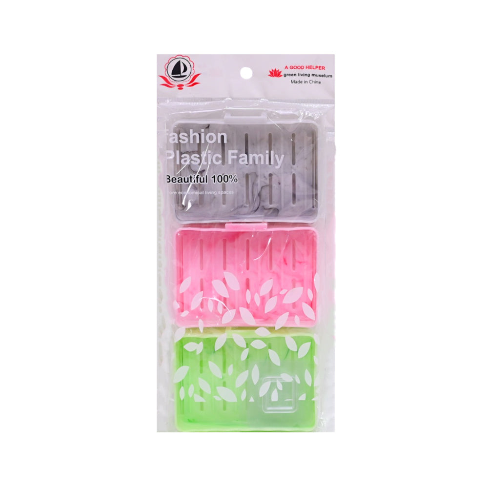 SOAP DISH 3PC IR 6121-129 Default Title - MamasJan Household