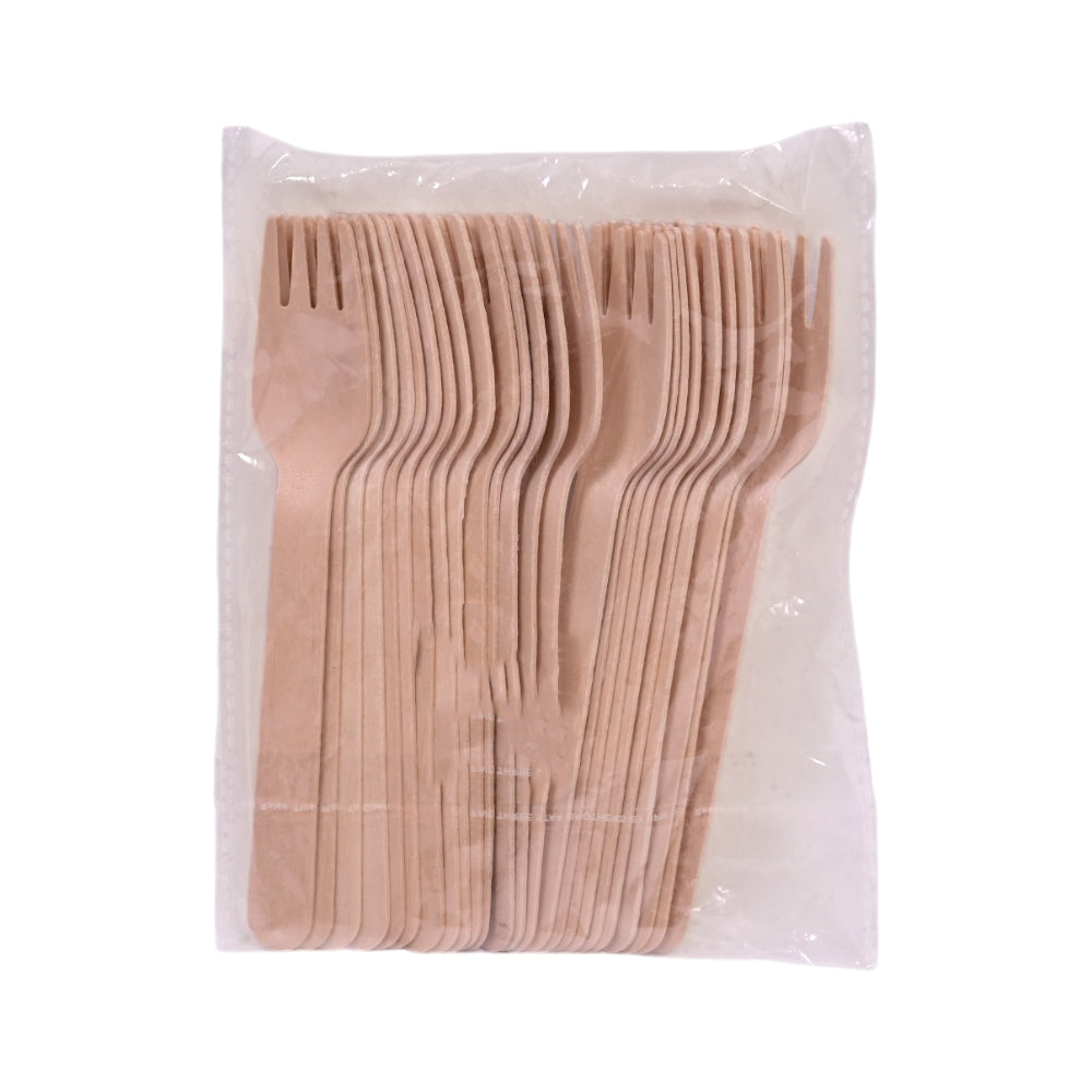 WOODEN FORK 24PC PACK Default Title - MamasJan Grocery Nonfood
