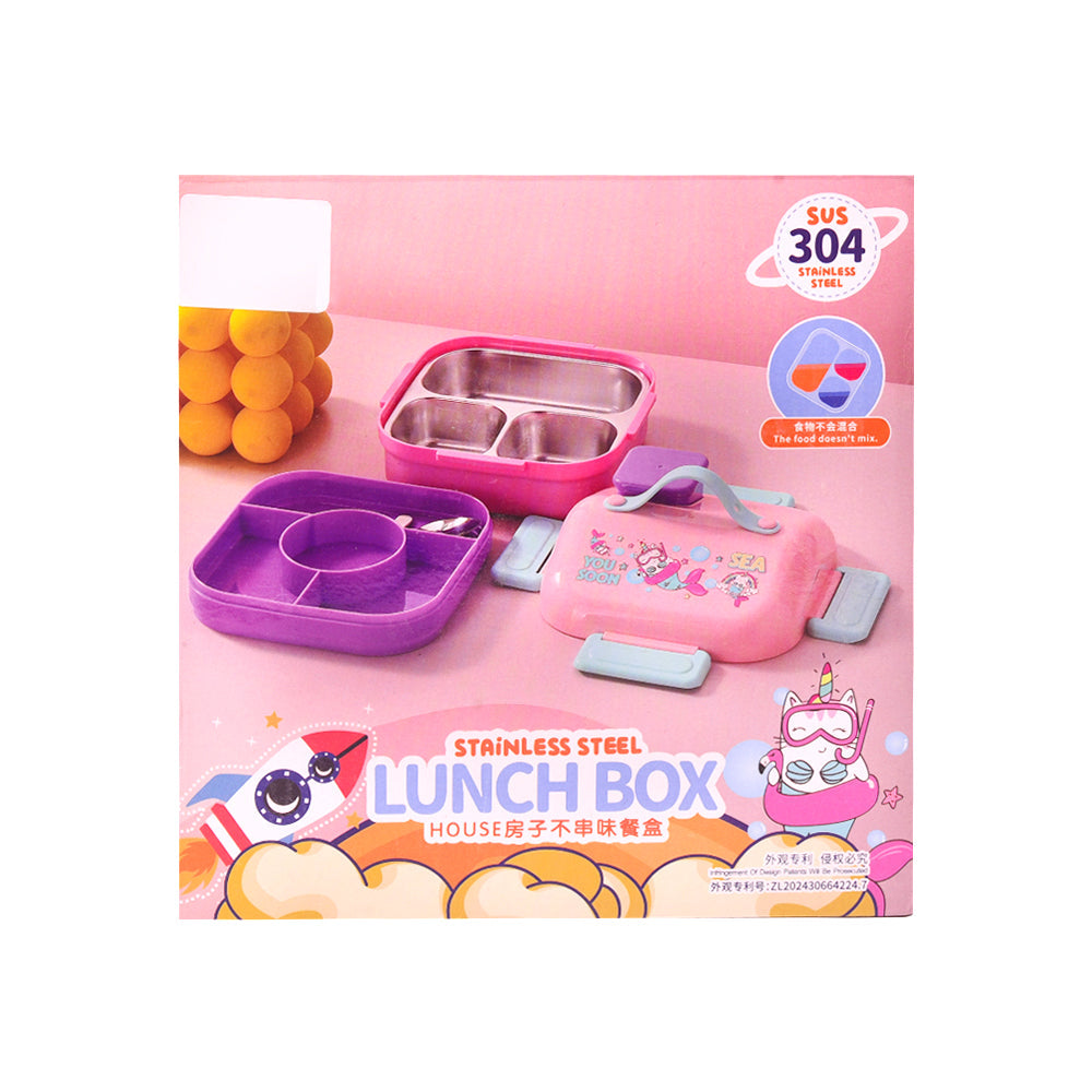 D-26 SS KIDS LUNCH BOX ASST IR Default Title - MamasJan Toys