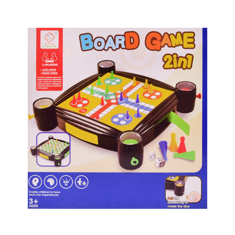 JF378-123 BOARD GAME 2IN1 IR Default Title - MamasJan Toys