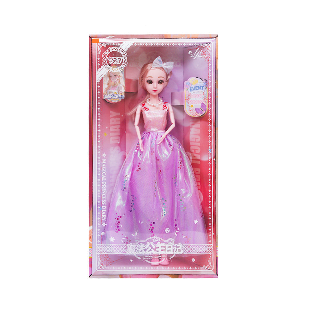 6038 BEAUTYFUL DOLL W-BOW HEADBAND IR Default Title - MamasJan Toys