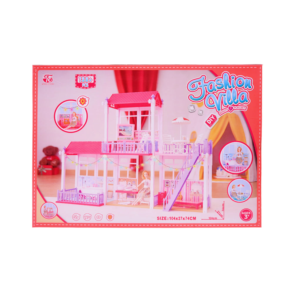 912 FASHION VILLA BEAUTY PLAYSET IR Default Title - MamasJan Toys