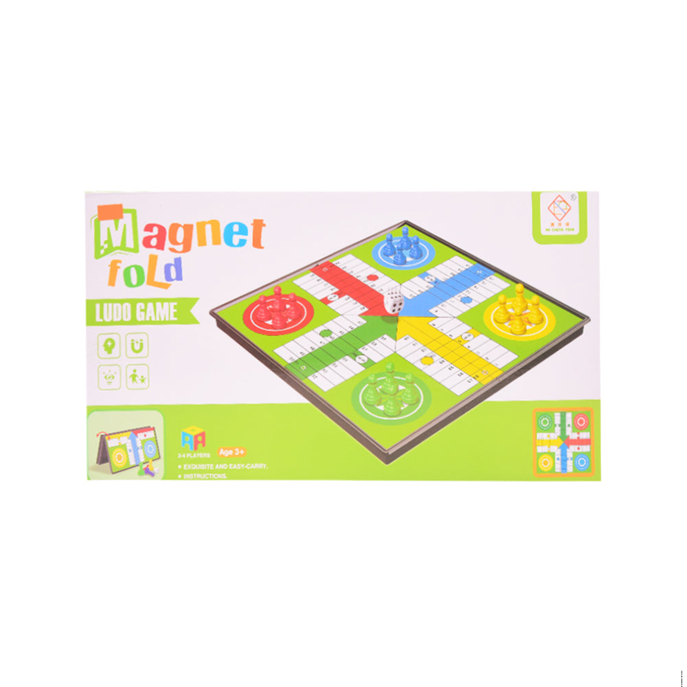 JF378-192 MAGNETIC FOLDING LUDO GAME IR Default Title - MamasJan Toys
