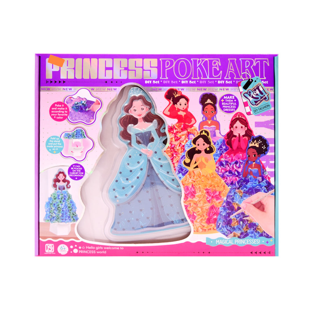 KSY989 PRINCESS POKE ART SET IR Default Title - MamasJan Toys