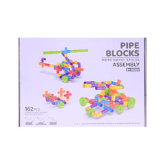 JX688-237 PIPE BUILDING BLOCKS 162PC IR Default Title - MamasJan Toys