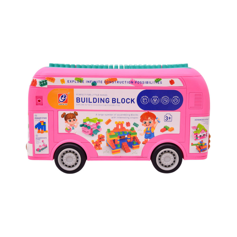 JX688-77-78 BUILDING BLOCKS IN BUS 168PC IR Default Title - MamasJan Toys