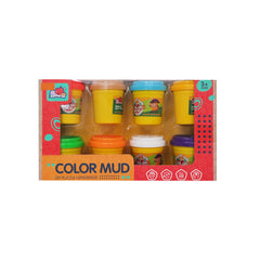 5838-70 COLORING MUD PLAY DOUGH 8PC IR Default Title - MamasJan Toys