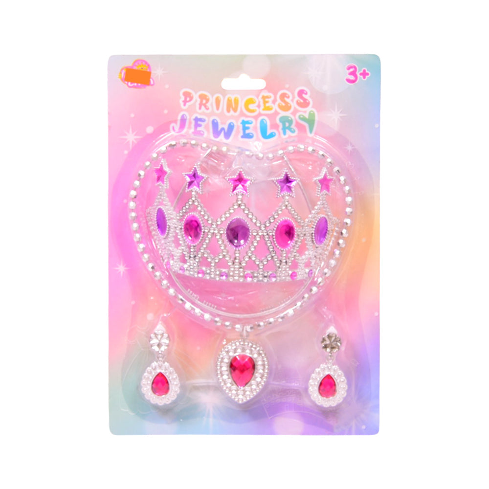 YT77-9D PRINCESS JEWELRY SET IN CARD IR Default Title - MamasJan Toys