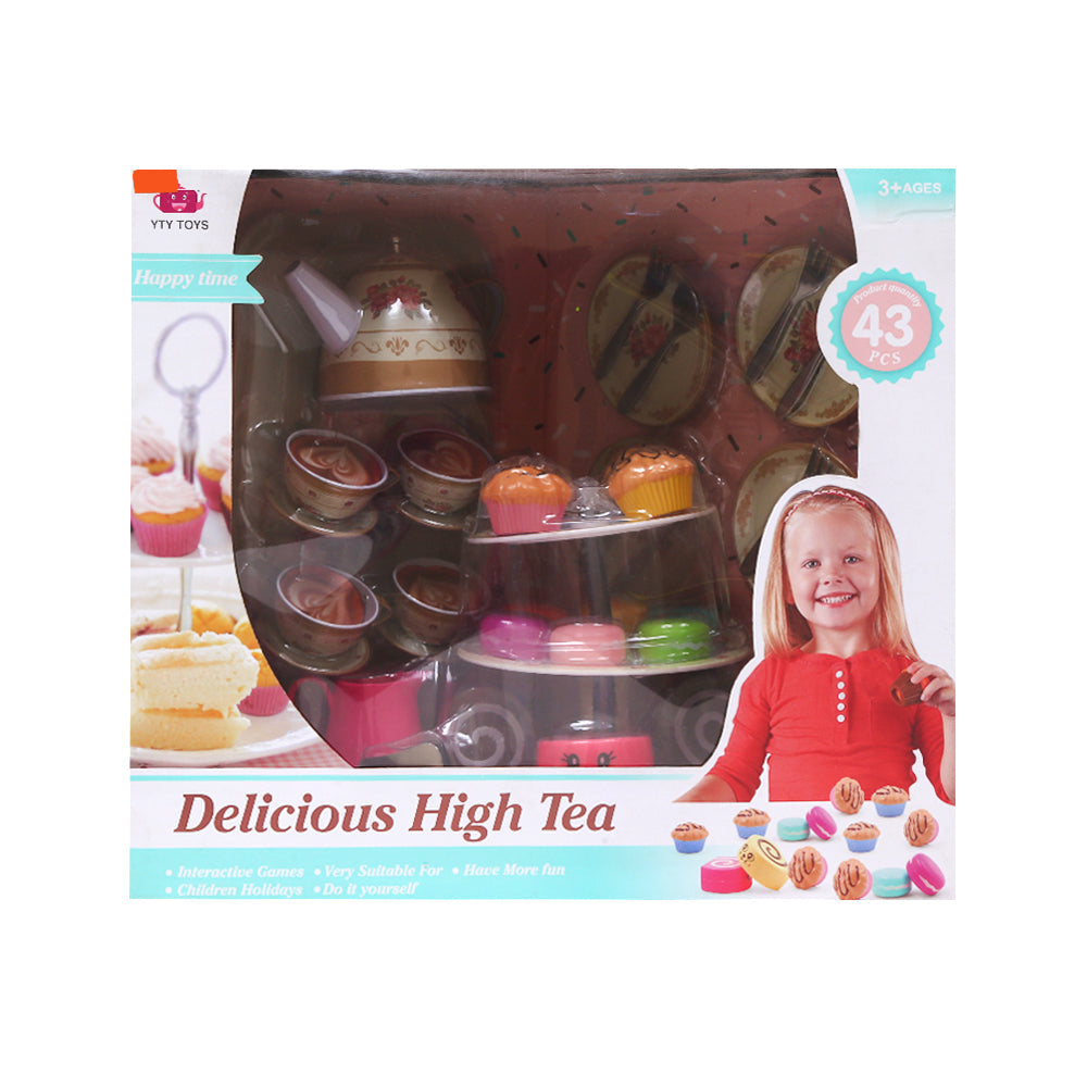 CH029 DELICIOUS HIGH TEA SET 43PC IR Default Title - MamasJan Toys