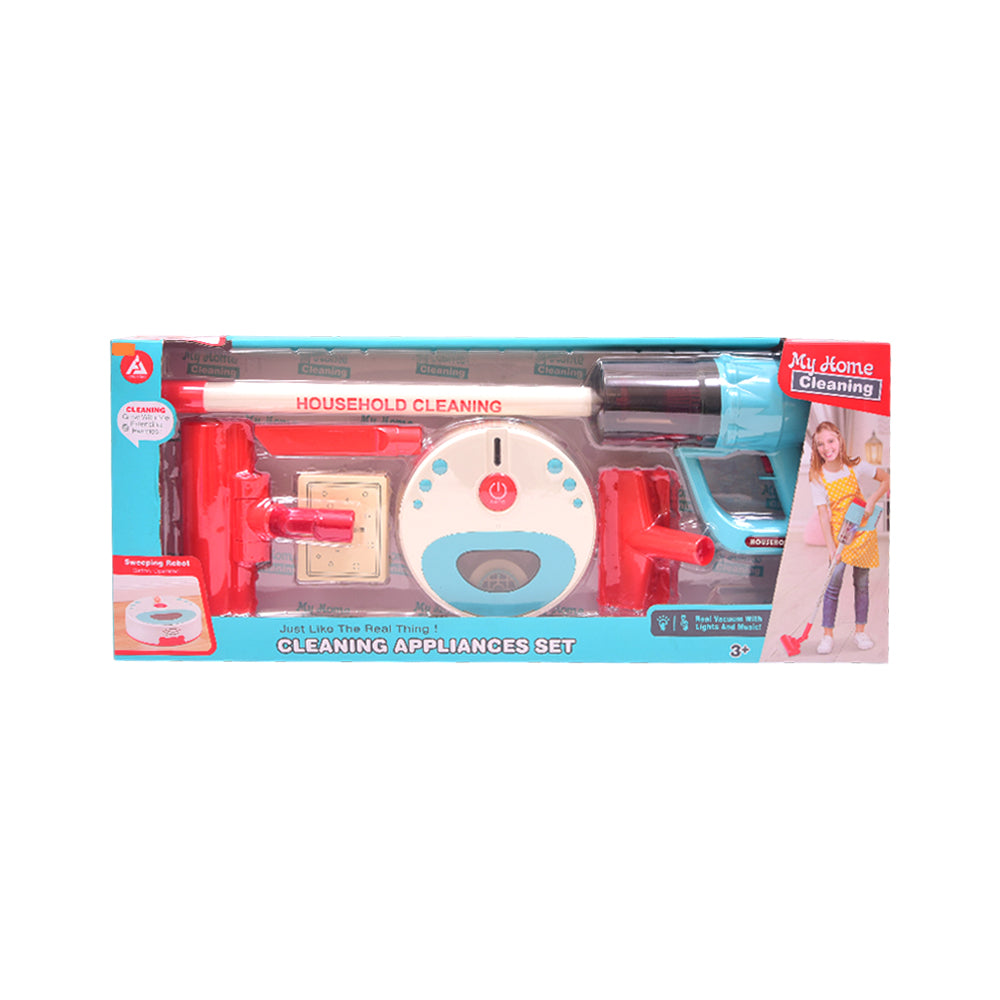 HJ608 MY HOME CLEANING APPLIANCES SET IR Default Title - MamasJan Toys