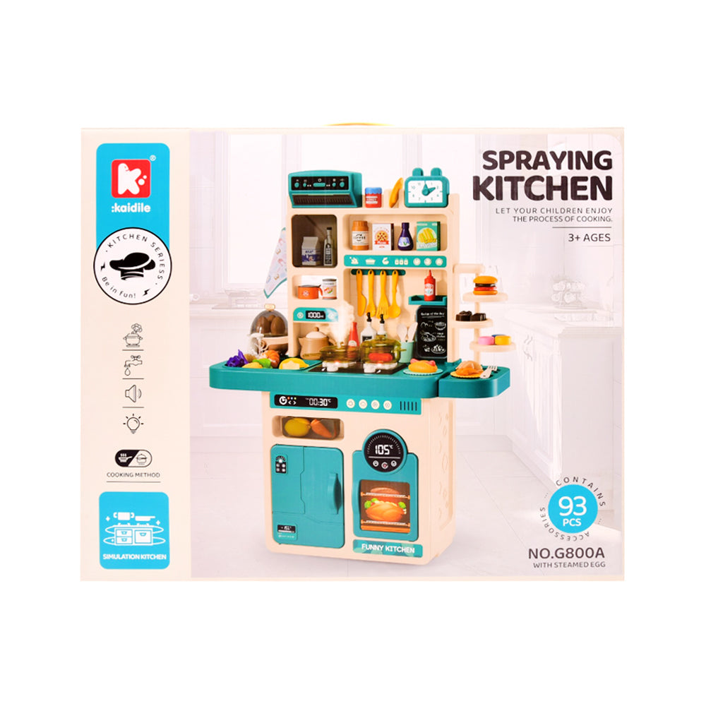 G800A KAIDILE SPRAYING KITCHEN SET 93PC IR Default Title - MamasJan Toys