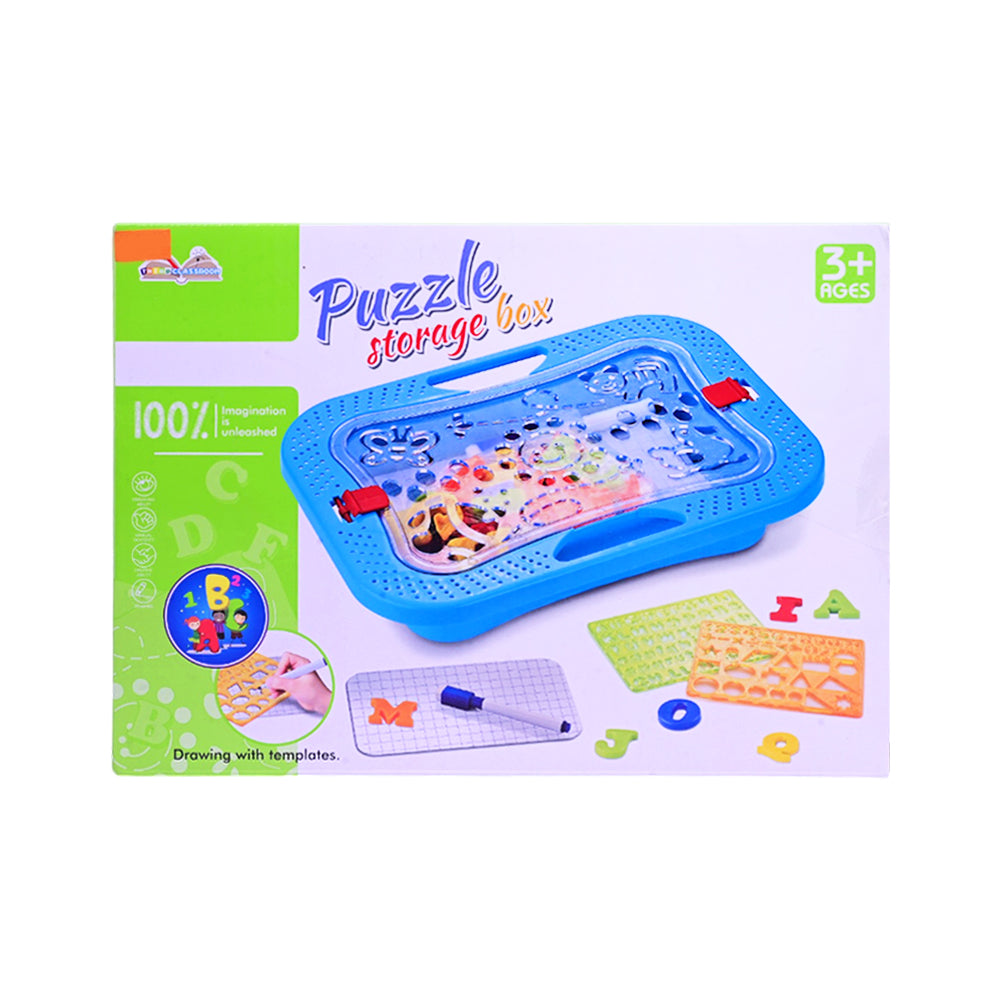 QJ8840 PUZZLE STORAGE BOX 3IN1 IR Default Title - MamasJan Toys