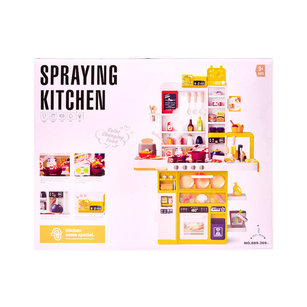 889-369 SPRAYING KITCHEN 108PC SET IR Default Title - MamasJan Toys