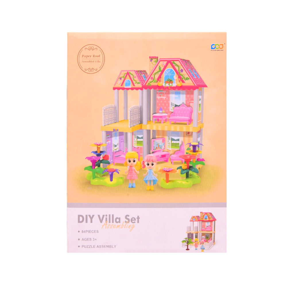 666-1AB-28 DIY VILLA SET ASSEMBLING IR Default Title - MamasJan Toys