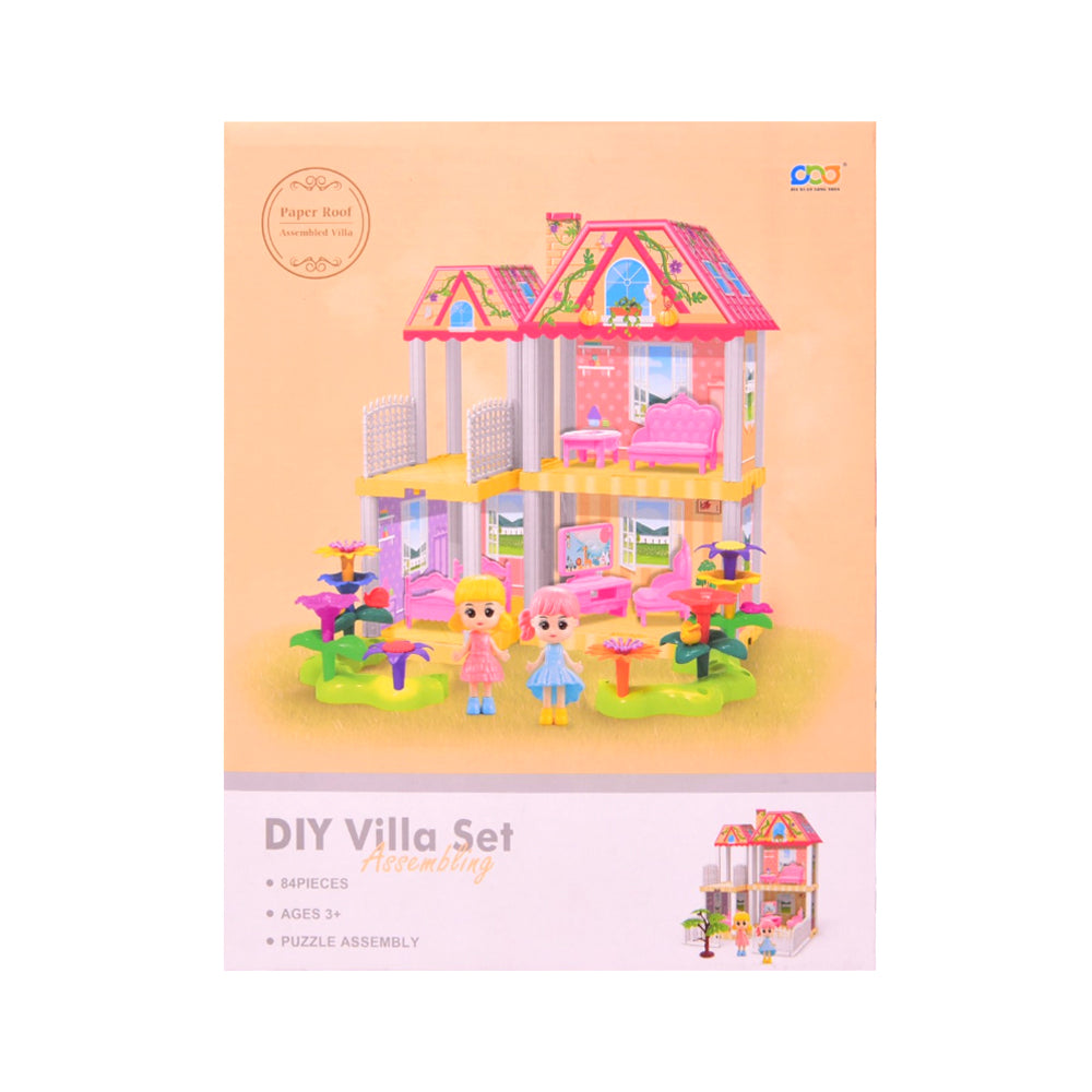 666-1AB-27 DIY ASSEMBLING VILLA SET IR Default Title - MamasJan Toys