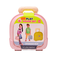 DK799-1A KITCHEN SET IN TROLLEY IR Default Title - MamasJan Toys