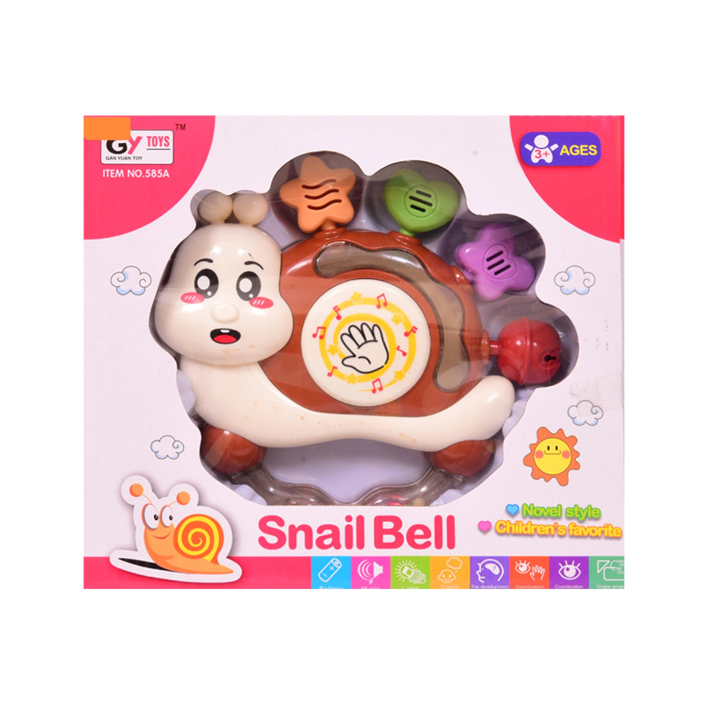 585A SNAIL BELL RATTLE IR Default Title - MamasJan Toys