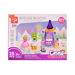 188-A89 CASTLE BUILDING BLOCKS 25PC IR Default Title - MamasJan Toys